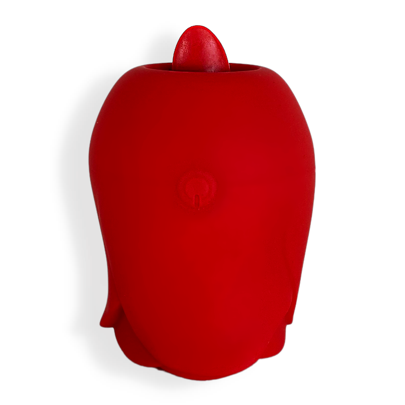 Mania- The Enchanting Sex Rose Tongue Vibrator Puce Poplar