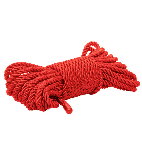 Scandal BDSM Rope 32.75ft/ 10m - Red Viridian Leto