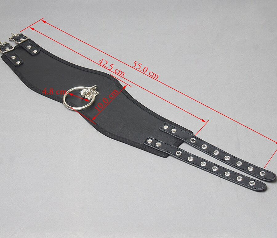 BDSM Bondage SM Kit Women Neck Collar Restraint Set Love Black Slave Puce Gaia