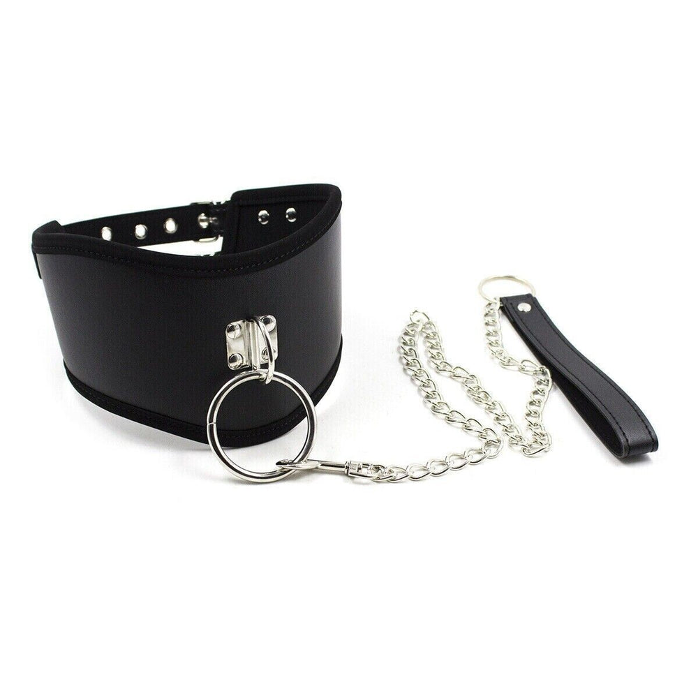 BDSM Bondage SM Kit Women Neck Collar Restraint Set Love Black Slave Puce Gaia