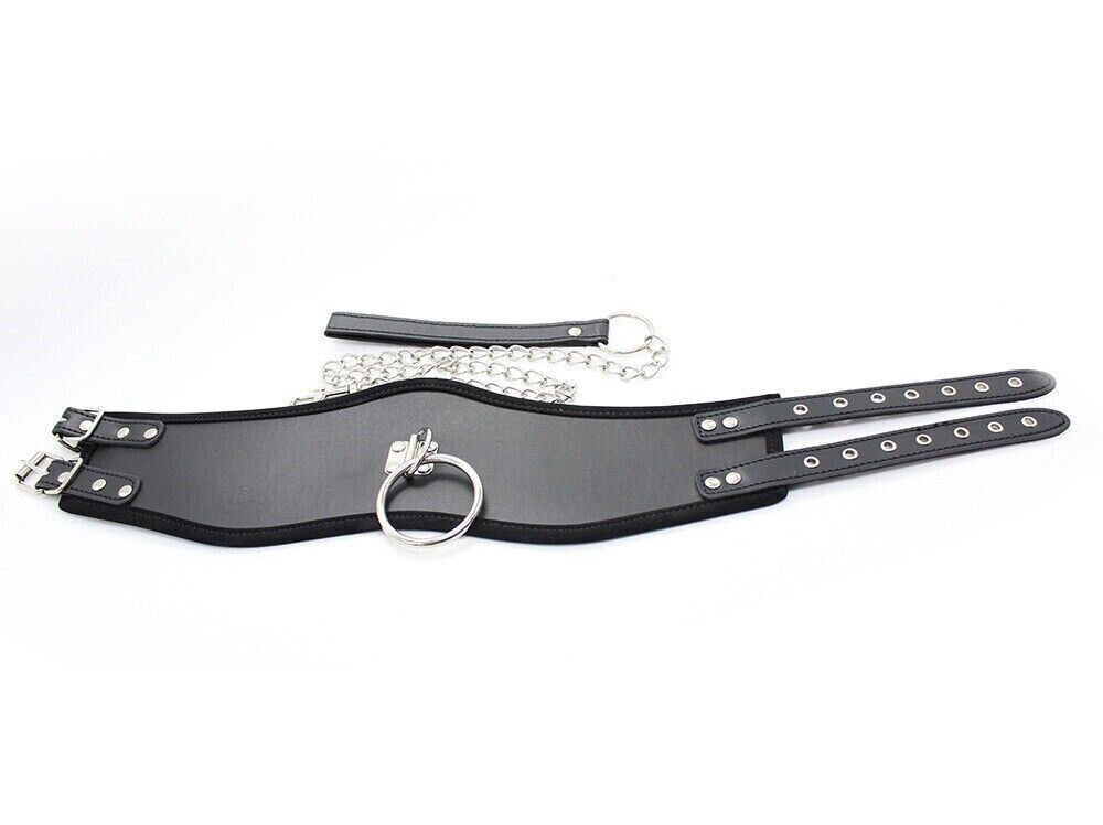 BDSM Bondage SM Kit Women Neck Collar Restraint Set Love Black Slave Puce Gaia