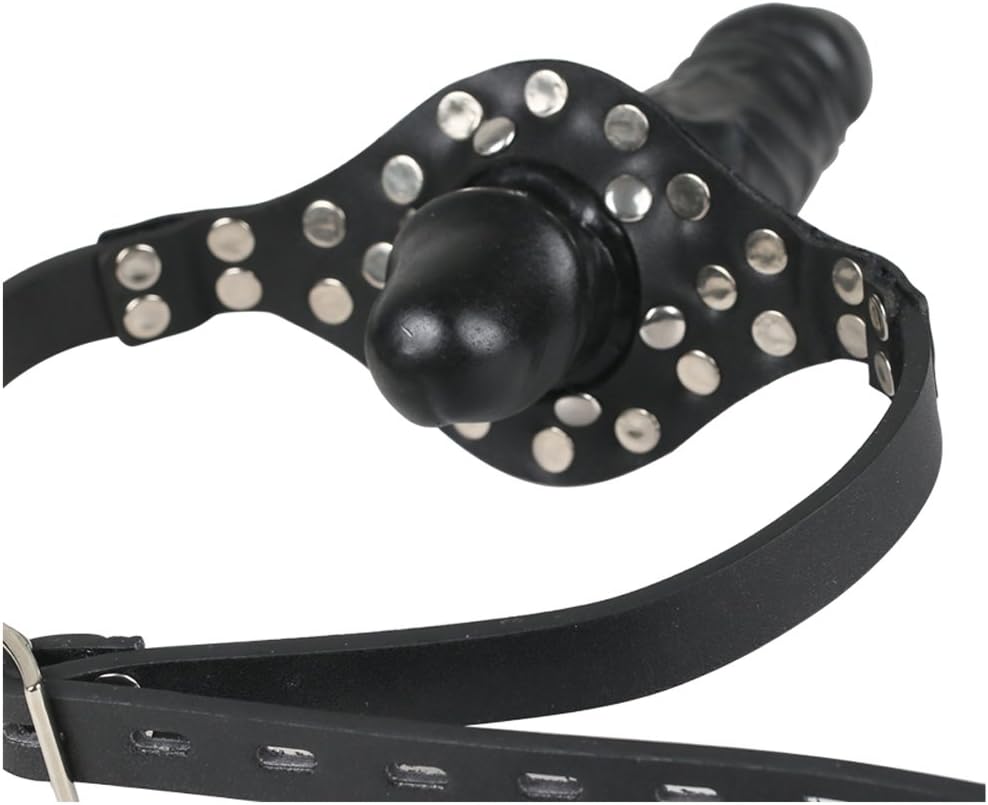 DoubleD BDSM Lockable Penis Mouth Gag-4