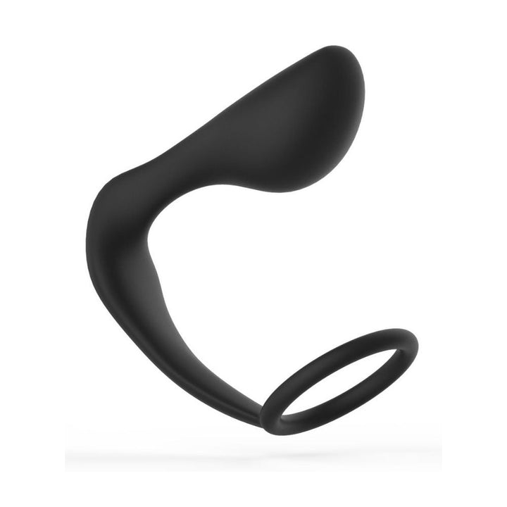 Anal Tease Silicone Cock Ring & Plug Copper Apple