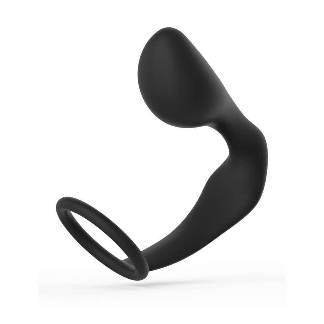 Anal Tease Silicone Cock Ring & Plug Copper Apple
