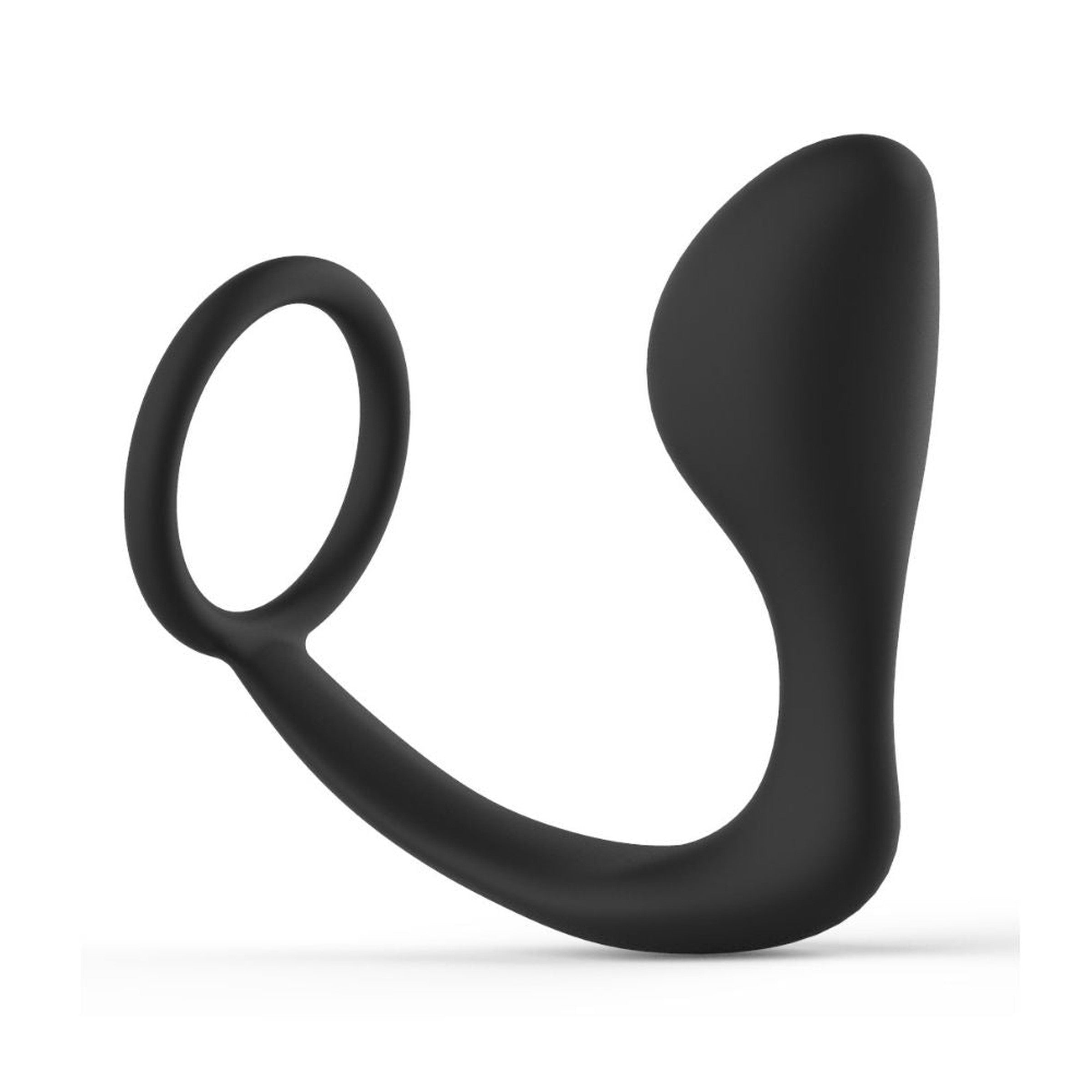 Anal Tease Silicone Cock Ring & Plug Copper Apple