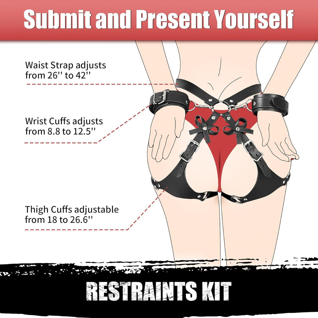 BDSM Hip & Thighs Restraints-3