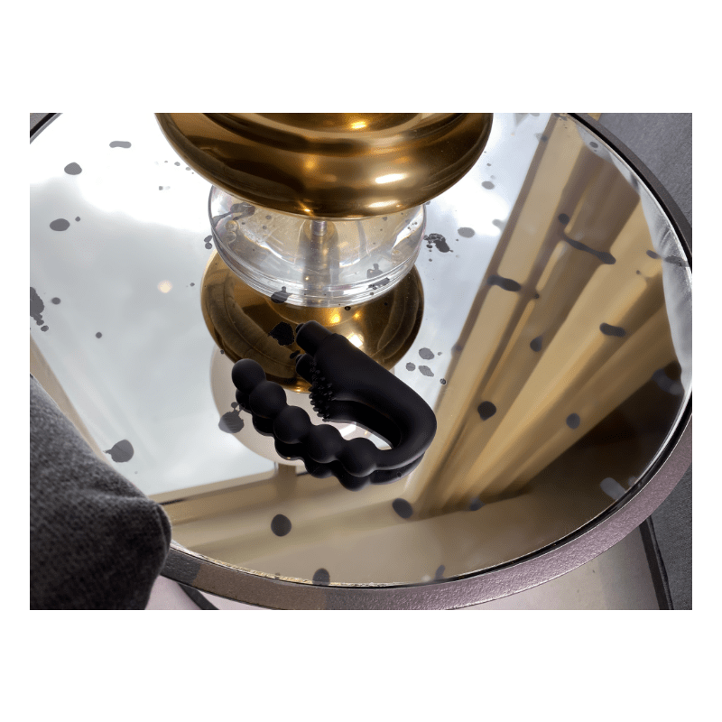 Eros - Black Anal Bead Vibrator Puce Poplar