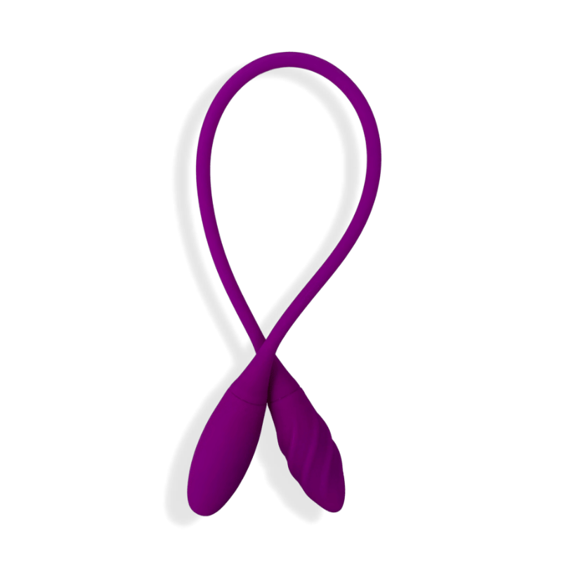 Flora - Anal and Vaginal Rechargeable Sex Toy, Vibrator Puce Poplar