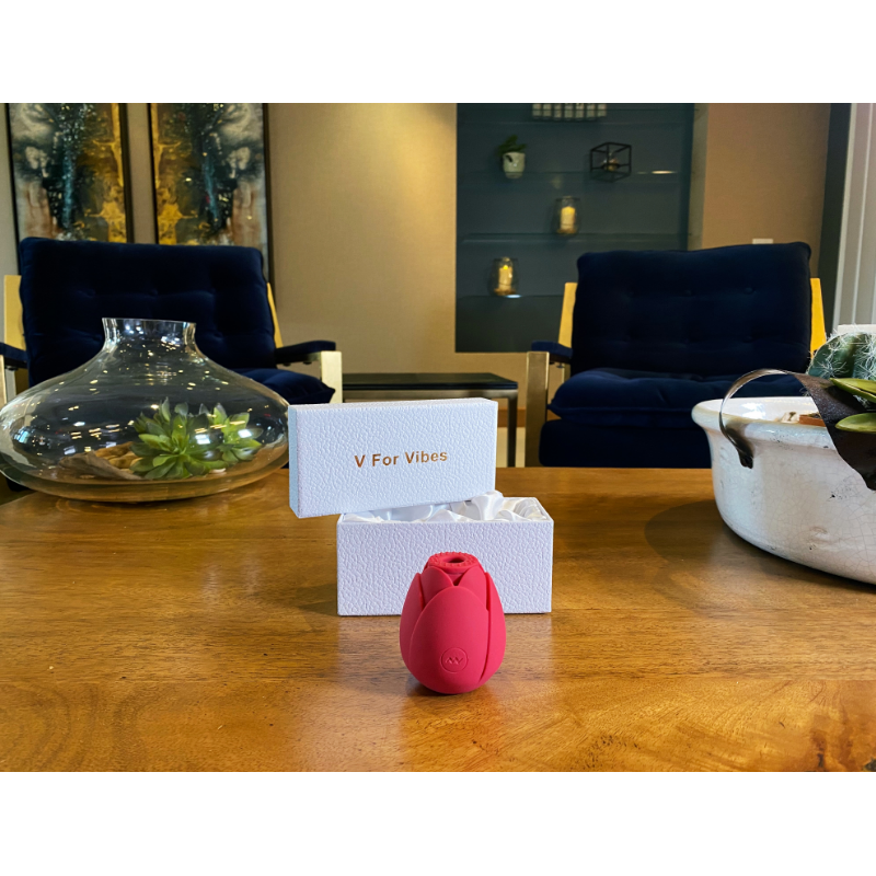 Maia- The Potently Powerful Rose Flower Sex Toy Puce Poplar