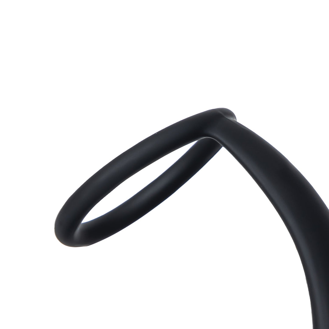 Anal Tease Silicone Cock Ring & Plug Copper Apple