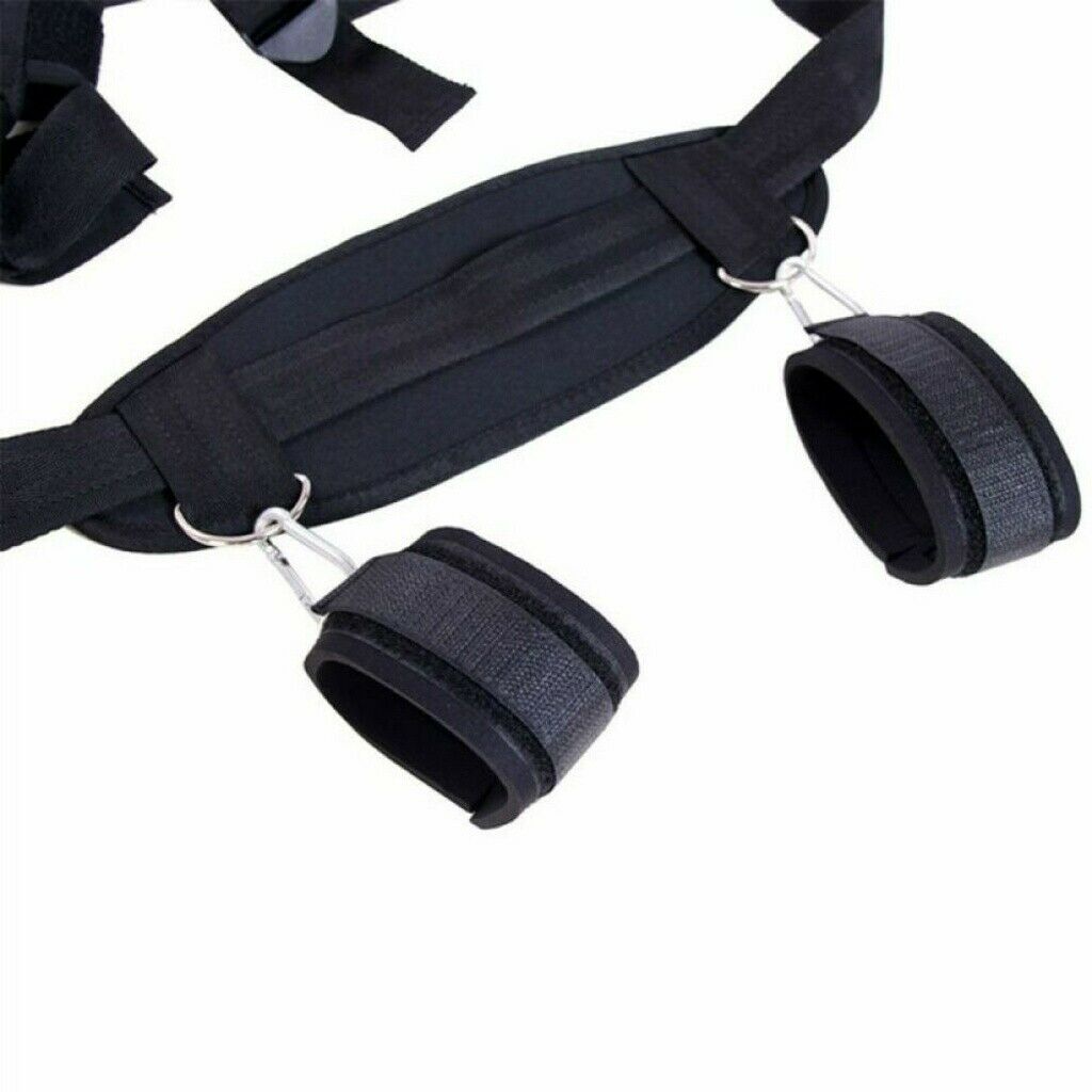Under Bed Bondage Restraint System BDSM Fetish Wrist Ankle Straps Teal Simba