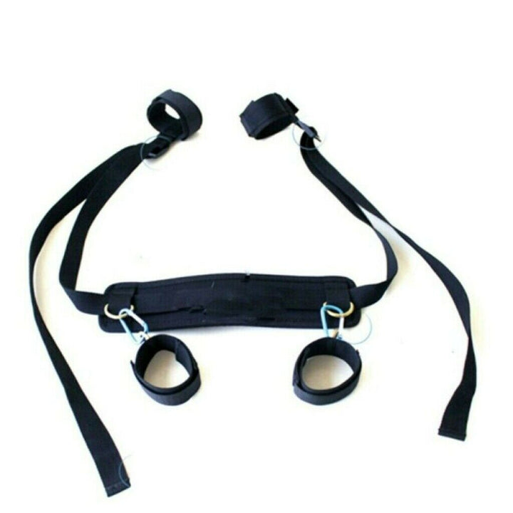 Under Bed Bondage Restraint System BDSM Fetish Wrist Ankle Straps Teal Simba