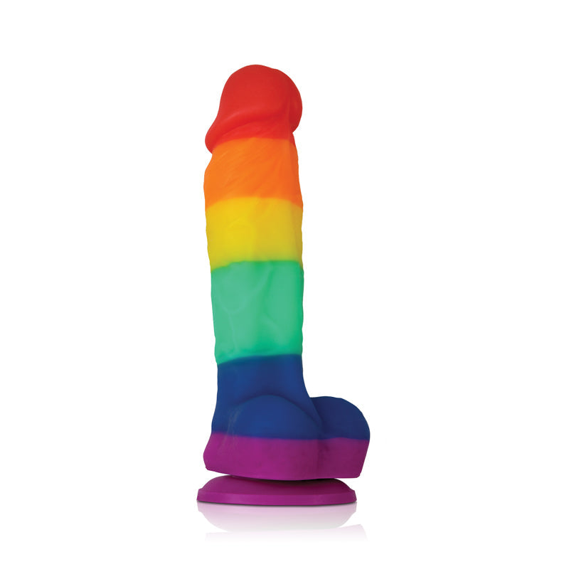 Colours Pride Edition - 5" Dildo - Rainbow Viridian Leto