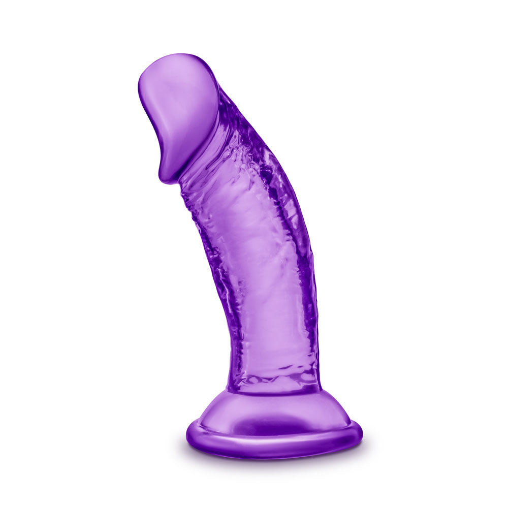 B Yours - Sweet n' Small 4 Inch Dildo With Suction Cup - Purple Viridian Leto